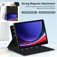 For Samsung Galaxy Tab S9 Ultra S9 Plus S8+ S7 FE 12.4" 2023 Case Magnetic Tablet Cover Shockproof Flip Case for Galaxy Tab S9 S8 S7