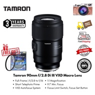 Tamron 90mm f/2.8 Di III VXD Macro Lens For Sony E & Nikon Z ( 3 Year Warranty )