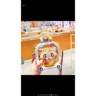 BÌNH NƯỚC 1000ML GẤU CẢM XÚC TẶNG KÈM STICKER VÀ CHARM TRANG TRÍ