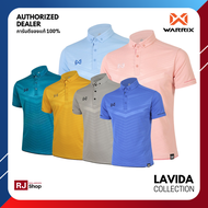 (ของแท้ 100%) เสื้อโปโล WARRIX - รุ่น LAVIDA  WA-3318N - เสื้อวอริกซ์ - เสื้อโปโลชาย - เสื้อโปโลหญิง