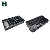 [Homyl] Battery Organizer Battery Holder with Detachable , for Button / AAA / AA / 9V / C / D Batter