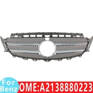 for Mercedes Benz Middle grid base radiator Grille mesh W213 E220 E300 E350 E400 E320 E450 E63 21388