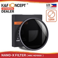 K&F Concept 58mm ND1000 Nano-X Filter (Lee Photo)