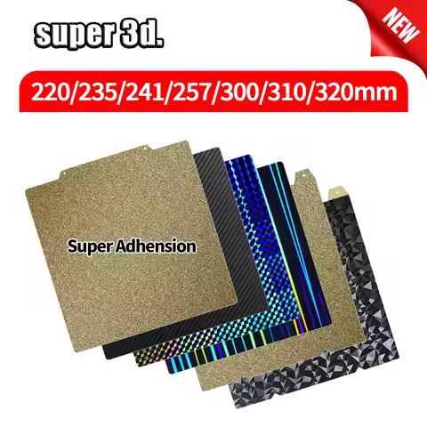 300/180/220/235/310mm PEO Bulid Plate H1H Magnetic Double Sided PEY PET PEI Sheet For K1 Max Ender 3