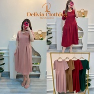 Delivia - Rocco Ethnic Midi Dress 7783-1
