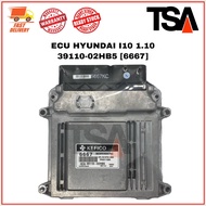 ECU HYUNDAI I10 1.10CC AUTO - 39110-02HB5 [6667] PLUG &amp; PLAY ENGINE CONTROL UNIT COMPUTER BOX