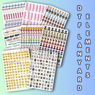 DTF LANYARD ELEMENTS (A4 SIZE)