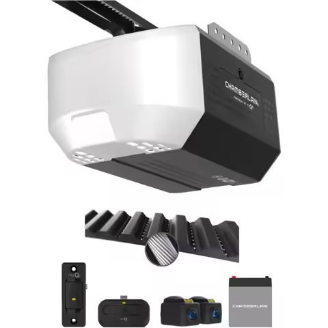 New Arrival Home Upgrade Smart Garage Door Opener 1/2 HP Belt Drive with Battery Backup Light myQ Co