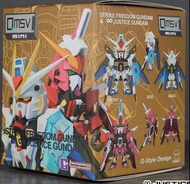 [代訂非現貨] Qmsv mini Strike Freedom Gundam / ∞ Justice Gundam 機動戰士高達 突擊自由 / 無限正義高達二代 盲盒