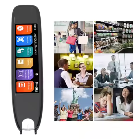 Wireless Reading Pen 3.7 Inch Touch Screen 142 Online Languages Portable WIFI Digital Pen Reader for