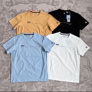 FILA 男士短袖T恤夏冰絲透氣健身跑步針織衫運動上衣 短袖T恤 Cotton Short Sleeve T-shirt 恤衫 棉t恤 男裝 tee shirt 衛衣 XXL Top t shirt 