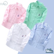 Formal Long Sleeve & Short Sleeve Polo Shirt for Boys 2-14Y New Plain Collar Button Down Polo