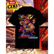 Akuma Adult T-shirt, Cash on Delivery / Unisex Street Fighter Capcom Distro T-shirt / Unisex Short S