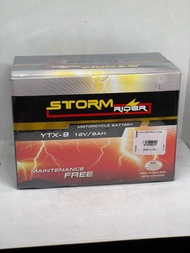 แบตเตอรี่ ยี่ห้อ STORM รุ่น YTZ-9 12V/9AH