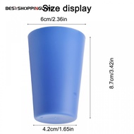 Colourful ABS Reusable Cups 6 Pack Stackable Unbreakable for Home Office Kitchen