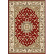 [特價]歐式古典花園地毯 華貴紅 240x340cm