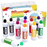 Dot Markers Kit, 12 Colors Washable Fun Art Marker for Toddlers, Bingo Daubers for Preschool Childre