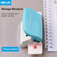 Ready Stock KW-trio 6-Hole Paper Punch Handheld Metal Hole Puncher 5 Sheet Capacity 6mm for A4 A5 B5 Notebook Scrapbook Diary Planner