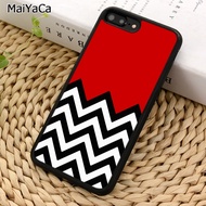 TWIN PEAKS CHEVRON PATTERN Phone Case For iPhone 5 6S 7 8 plus 11 12 13 Pro X XR XS Max