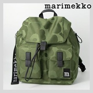 🇯🇵日本代購 marimekko Everything Backpack L Unikko Green  marimekko印花背囊 marimekko暗花背囊 marimekko背囊 marimek