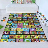 Tikar Getah Tikar Budak Tikar Plastik Tikar Kartun kids  Plastic Mat Playmat Baby Bayi Baby Toddler Girls Boys Early Educational Learning Early Educational Cartoon