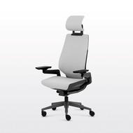 Modernform เก้าอี้ Steelcase ergonomic รุ่น Gesture พนักพิงสูง แบบ Wrap โครงเทา หุ้มผ้าเทาอ่อน