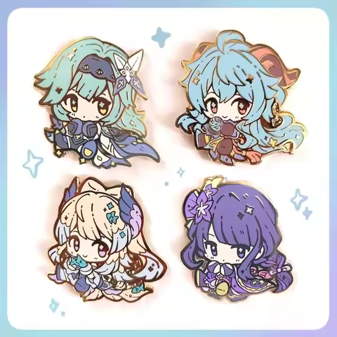 Genshin Pins | Eula, Ganyu, Kokomi, Raiden Shogun