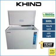 Khind FZ295 Chest Freezer 300L Peti Sejuk Beku