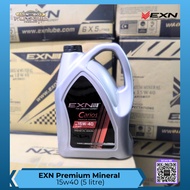 EXN LUBE Engine Oil - 15w40 (5 Litre) - Premium Mineral Engine Oil