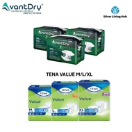 Tena/AvantDry Value/Core Unisex Adult Diaper M/L/XL