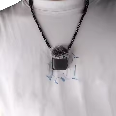 For DJI Mic2/MIC MINI Invisible Magnetic Neck Strap Microphone Magnetic Neck Bracket Adjustable Lany