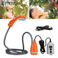 TIMEKEY Portable Car Shower High Spray Head USB Charging for Outdoor Camping Car Washing Plant Water