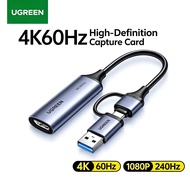UGREEN HDMI Video Capture Card 4K60Hz HD RGB24 MS2130S Suitable For Switch2 Mobile Camera Tablet Gam