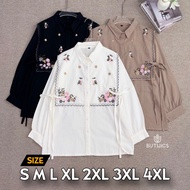 KEMEJA Ensa Blouse Size S M L XL XXL XXXL XXXXL 2XL 3XL 4XL 5XL 5L Embroidered Top Jumbo Size Big Si