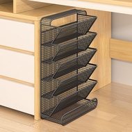 Desk File Storage Rack Under Desk Storage Cabinet Storage Rack Data File Organizer A4 File Rack Stor