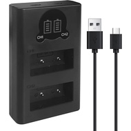 NP-W126S Battery Charger USB Dual Slot for Fuji Fujifilm X-E5 X-M5 X-T50 XT50 X-T30 III II XT30 X-T2