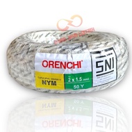 Orenchi Nym 2x15 2x15 5Y Copper Link Wire Electrical Cable SNI PLN j X7G3