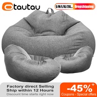 Big 5XL Cotton Linen Pouf Sofa Cover Couch Corner Seat Bean Bag Chair Giant Beanbag Puff Lump Bed Ot