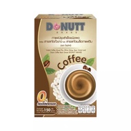 DONUTT Instant Coffee Mixed White Kidney Bean Extract And Green Coffee Bean Extract 10 Sachets กาแฟปรุงสำเร็จชนิดผง ผสม สารสกัดถั่วขาว และ สารสกัดเมล็ดกาแฟดิบ ตราโดนัทท์