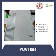 Plafon PVC yuvi 6m Motif Elegan Minimalis - YV 804Termurah Di Tangeran