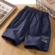 Children Quick-Drying Shorts 2025 Thin Style Handsome Cool Ice Silk Loose Casual Sports Middle Pants