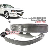 1SET SHORT TYPE Toyota Corolla AE100 AE101 EE100 E100 1994-1998 Front Bumper Lamp Signal Lamp Lampu 
