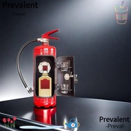 PREVAL Bottle Holder, Metal Portable Liquor Cabinet,  Red/Black Fire Extinguisher Storage System Bar