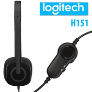 Logitech H151 ชุดหูฟังสเตอริโอพร้อมไมโครโฟน