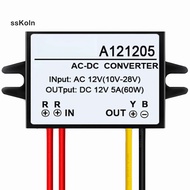 SSK_ AC-DC 12V to 12V 5A 60W Converter Step-down Regulator Module Buck Power Adapter