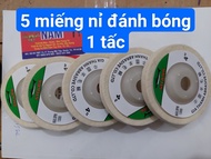 combo 5 miếng nỉ đánh bóng Inox phi 100 hiệu con cá nỉ đánh bóng sắt kẽm inox - Cửa Hàng Nam