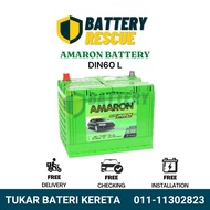 [Installation Available] DIN60 | DIN60L | LN2 | (DIN55 DIMENSION) Amaron Hi-life PRO Bateri Kereta C