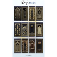 Soft Thick Turkish Prayer Rug Sufi Midi 53x105 Thick Eid Premium Travel 2024 Latest Trendy U7Y9