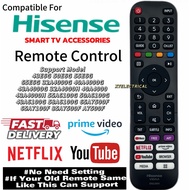 Hisense EN2J30H Smart TV Remote Control For 43E6G 50E6G 55E6G 65E6G 32A4000G 40A4000G 43A4000G 32A40