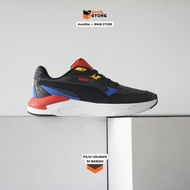 PUMA X-RAY SPEED LITE ASPHALT BLACK ROYAL RED [384639 18] ORIGINAL